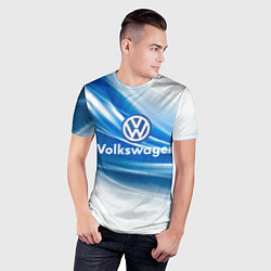 Футболка спортивная мужская Volkswagen, цвет: 3D-принт — фото 2