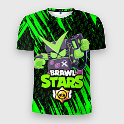 Мужская спорт-футболка Brawl stars virus 8-bit