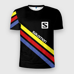 Футболка спортивная мужская Salomon, цвет: 3D-принт