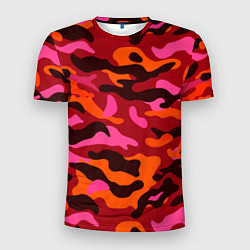 Мужская спорт-футболка CAMOUFLAGE RED