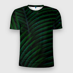 Мужская спорт-футболка Пальмовые листья