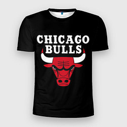 Футболка спортивная мужская CHICAGO BULLS, цвет: 3D-принт