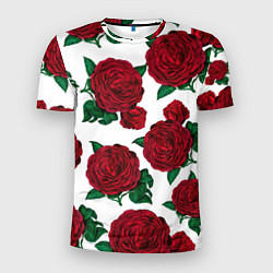 Мужская спорт-футболка Винтажные розы