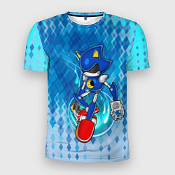 Футболка спортивная мужская Metal Sonic, цвет: 3D-принт