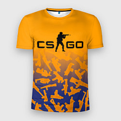 Футболка спортивная мужская CS GO КС ГО, цвет: 3D-принт