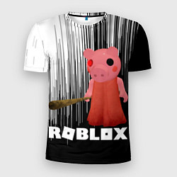 Мужская спорт-футболка Roblox Piggy