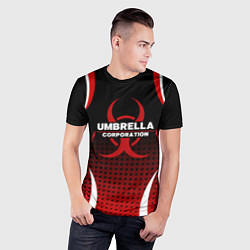 Футболка спортивная мужская Umbrella, цвет: 3D-принт — фото 2
