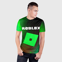 Футболка спортивная мужская ROBLOX РОБЛОКС, цвет: 3D-принт — фото 2