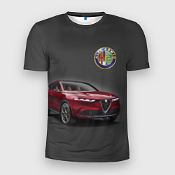 Мужская спорт-футболка Alfa Romeo - Italy