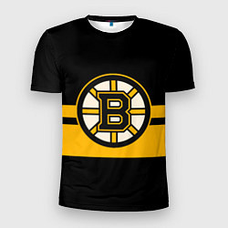 Футболка спортивная мужская BOSTON BRUINS NHL, цвет: 3D-принт