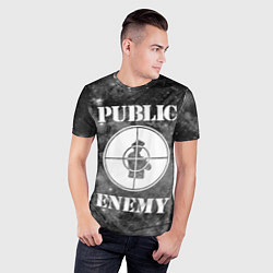 Футболка спортивная мужская PUBLIC ENEMY, цвет: 3D-принт — фото 2
