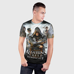 Футболка спортивная мужская Assassin’s Creed, цвет: 3D-принт — фото 2