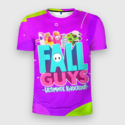 Футболка спортивная мужская Fall Guys, цвет: 3D-принт