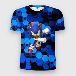 Футболка спортивная мужская Sonic, цвет: 3D-принт