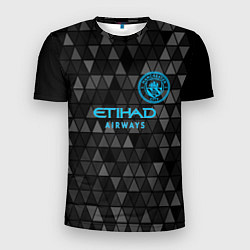 Футболка спортивная мужская Manchester City, цвет: 3D-принт