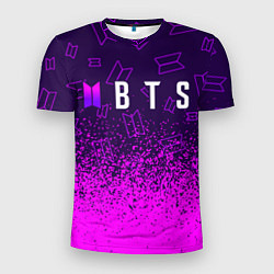 Футболка спортивная мужская BTS БТС, цвет: 3D-принт