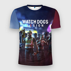 Футболка спортивная мужская WATCH DOGS: LEGION, цвет: 3D-принт