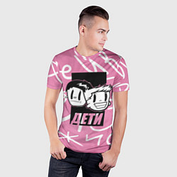 Футболка спортивная мужская Дети Rave, цвет: 3D-принт — фото 2