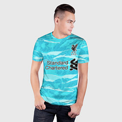 Футболка спортивная мужская LIVERPOOL выездная сезон 2021, цвет: 3D-принт — фото 2