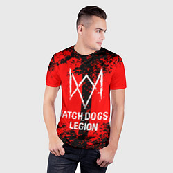 Футболка спортивная мужская Watch Dogs: Legion, цвет: 3D-принт — фото 2