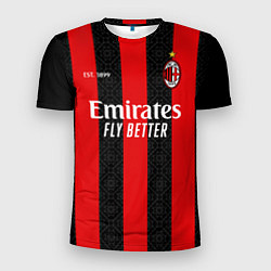 Мужская спорт-футболка AC MILAN 2021 - ДОМАШНЯЯ