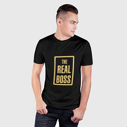 Футболка спортивная мужская The Real Boss, цвет: 3D-принт — фото 2