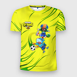 Футболка спортивная мужская Brawl Stars футбол, цвет: 3D-принт
