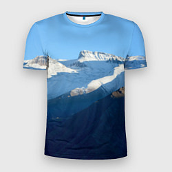 Мужская спорт-футболка Снежные горы