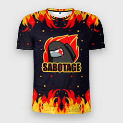 Мужская спорт-футболка Among Us Sabotage