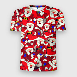Мужская спорт-футболка Дед Санта