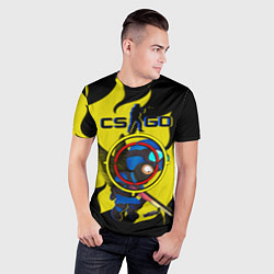 Футболка спортивная мужская CS GO GRAFFITI, цвет: 3D-принт — фото 2