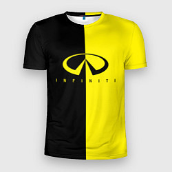 Футболка спортивная мужская INFINITI logo, цвет: 3D-принт