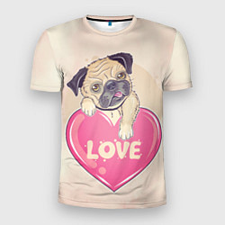Футболка спортивная мужская Sweet love, цвет: 3D-принт