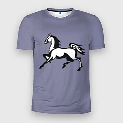 Мужская спорт-футболка Дикая лошадь