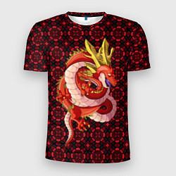 Мужская спорт-футболка Шар дракона