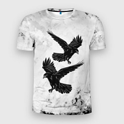 Мужская спорт-футболка Gothic crows