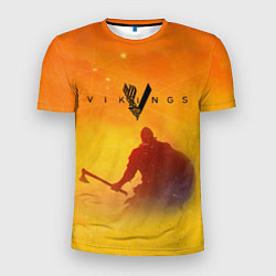 Футболка спортивная мужская Викинги Vikings Z, цвет: 3D-принт