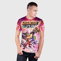 Футболка спортивная мужская Рэтчет и Кланr, цвет: 3D-принт — фото 2