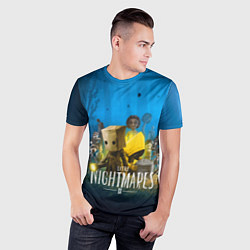 Футболка спортивная мужская LITTLE NIGHTMARES 2, цвет: 3D-принт — фото 2