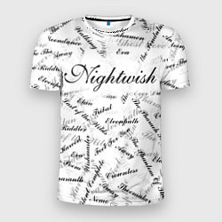 Мужская спорт-футболка Nightwish Songs Найтвиш песни Z