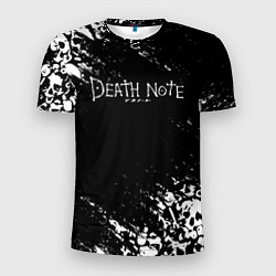 Футболка спортивная мужская DEATH NOTE ТЕТРАДЬ СМЕРТИ, цвет: 3D-принт