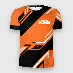 Футболка спортивная мужская KTM КТМ SPORT, цвет: 3D-принт