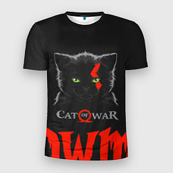 Футболка спортивная мужская Cat of war, цвет: 3D-принт