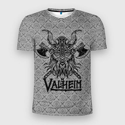 Мужская спорт-футболка Valheim Viking dark