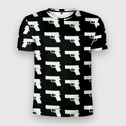 Мужская спорт-футболка Пистолеты