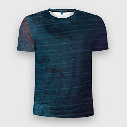 Мужская спорт-футболка Texture Blue Ripples