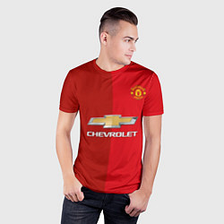 Футболка спортивная мужская Мхитарян футболка МЮ, цвет: 3D-принт — фото 2