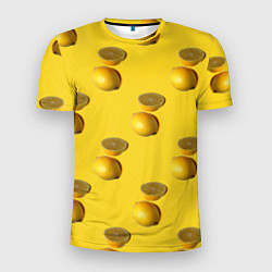 Футболка спортивная мужская Летние лимоны, цвет: 3D-принт