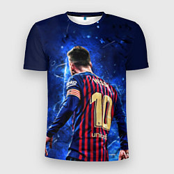 Футболка спортивная мужская Leo Messi Лео Месси 10, цвет: 3D-принт