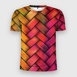 Мужская спорт-футболка Colorful weave